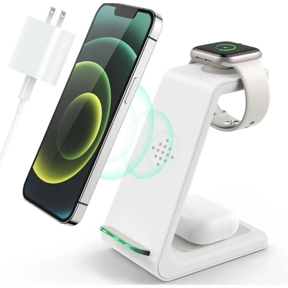 3-in-1 Wireless Charging Station – Fast, Sleek & All-in-One Solution